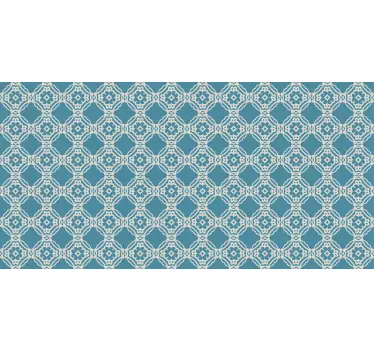 Klebefolie für Möbel Antikes vintage blau-weißes Muster - TenStickers