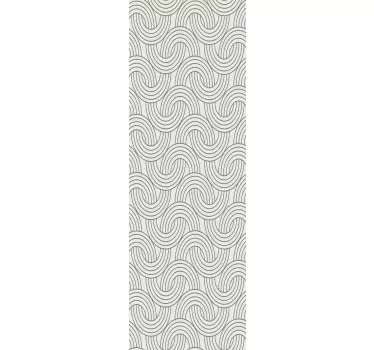 Kühlschrank Sticker Art-deco-illusionsmuster - TenStickers