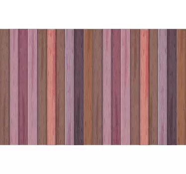 Klebefolie für Möbel Holzstruktur graue und rosa Farben - TenStickers