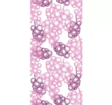 Kühlschrank Folie Weinrebenmuster - TenStickers