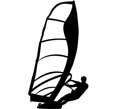 Windsurfen Aufkleber - TenStickers