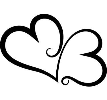Wandtattoo Herz - TenStickers