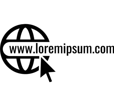 Schaufenster Aufkleber personalisierte Webseite - TenStickers