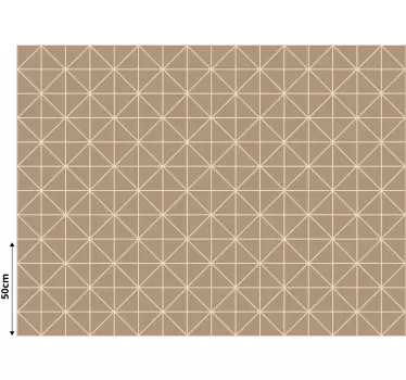Möbelfolie Beige gemusterte Fliese - TenStickers
