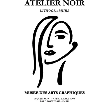 Wandtattoo Kunst Atelier Noir - TenStickers