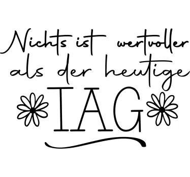 Sticker Zitat Göthe Zitat - TenStickers