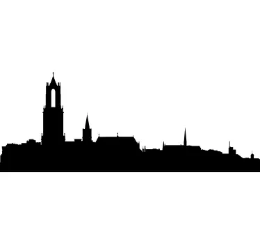 Skyline Utrecht Wandtattoo - TenStickers