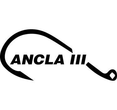Personalisierter Aufkleber Fischerhaken - TenStickers