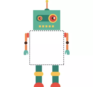 Lichtschalter Sticker Roboter - TenStickers