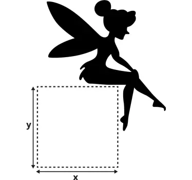 Lichtschalter Sticker Elfe - TenStickers