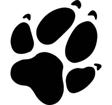 Pfote Wandtattoo - TenStickers