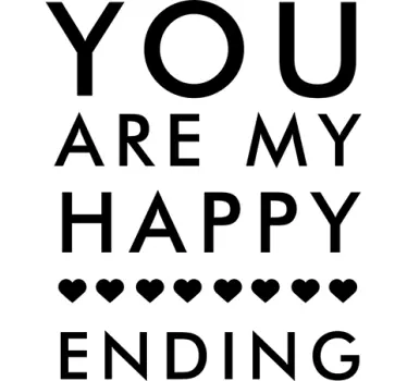 My happy ending Wandtattoo - TenStickers