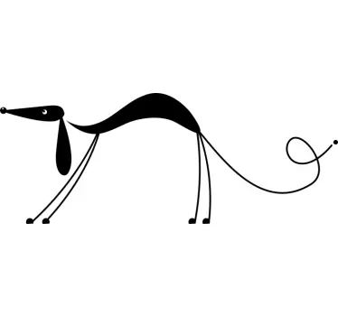 Wandtattoo Hund - TenStickers