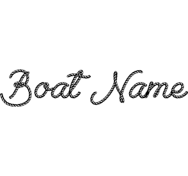 Aufkleber Marine Rohrboot Name Aufkleber - TenStickers