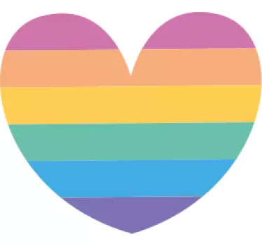 Pride Sticker Valentinstag Herzen - TenStickers