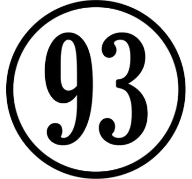 Motorrad Aufkleber Nummer - TenStickers