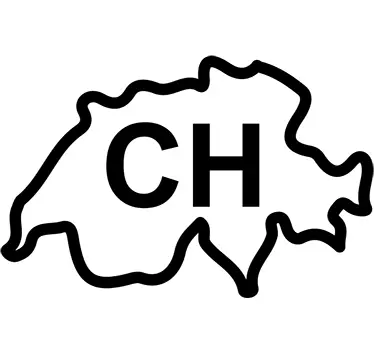 Wandtattoo Silhouette Schweiz - TenStickers