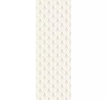 Kühlschrank Folie Weiß Goldene Geometrische - TenStickers