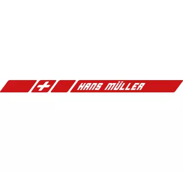 Aufkleber für scooter roller Flagge der Schweiz - TenStickers