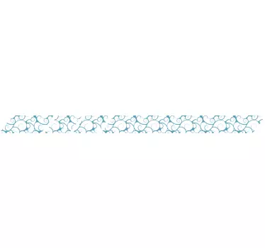 Aufkleber für Roller Blaue Muster - TenStickers