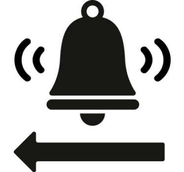 Aufkleber Schilder Bell Läuten Sie bitte! - TenStickers
