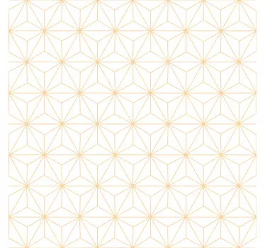 Möbel Aufkleber Weiße und Goldene Linien - TenStickers