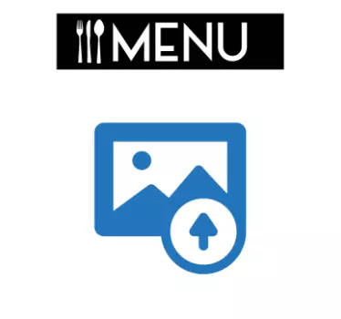Personalisierter Aufkleber QR-Code-Menü - TenStickers
