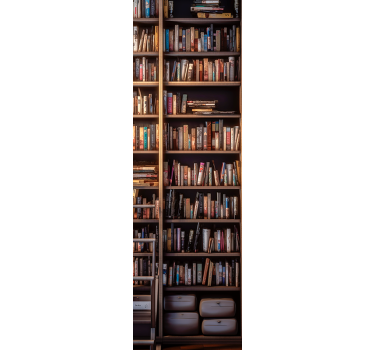 Bücherregale kreativer Türaufkleber - TenStickers