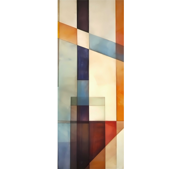 Kühlschrank Folie abstrakte geometrische - TenStickers