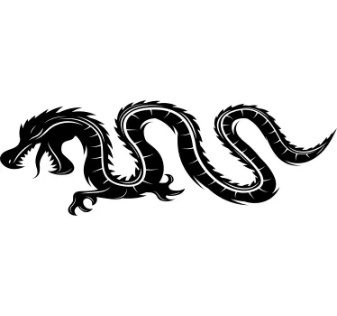 Aufkleber Auto orientalischer Drache - TenStickers
