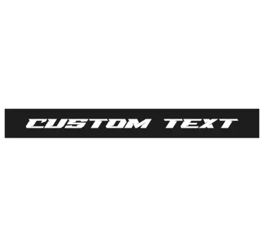 Personalisierter Autoaufkleber Sonnenblende - TenStickers