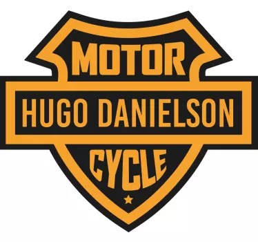 Aufkleber Klassisches Motorradschild Motorrad Aufkleber - TenStickers