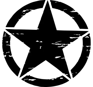 Wandtattoo Millitär Stern - TenStickers