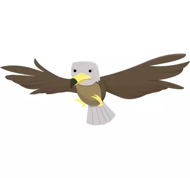 Adler Comic Aufkleber - TenStickers