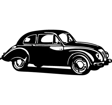 Antikes Auto Aufkleber - TenStickers