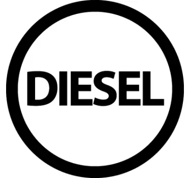 Aufkleber Auto Diesel - TenStickers