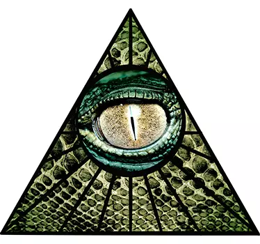 Aufkleber Reptilienauge - TenStickers