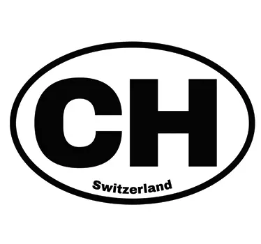 Schweiz CH Autoaufkleber - TenStickers