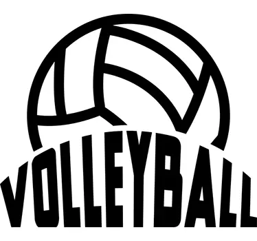 Aufkleber Volleyball - TenStickers