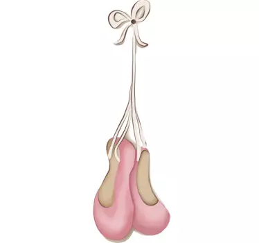 Ballettschuhe Aufkleber - TenStickers