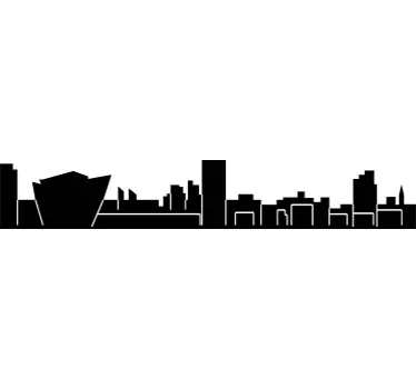 Belfast Skyline Aufkleber - TenStickers