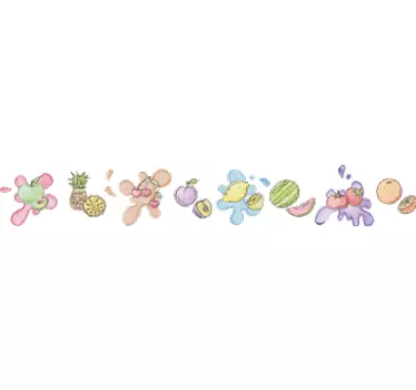 Bordüre Früchte - TenStickers