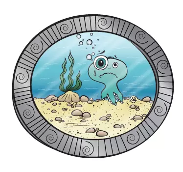 Bullauge Aufkleber - TenStickers