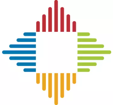 Bunte Linien Aufkleber - TenStickers