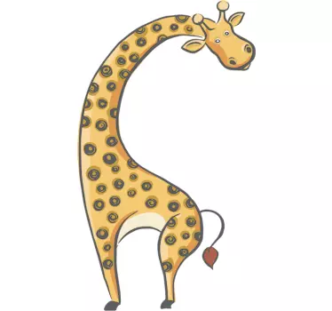Comic Giraffe Aufkleber - TenStickers
