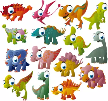 Dinosaurier Aufkleber - TenStickers