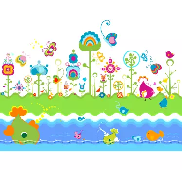 Fantastische Welt Aufkleber - TenStickers