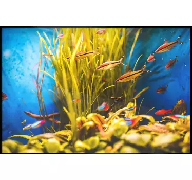 Fisch aufkleber meereslebensraum szene - TenStickers
