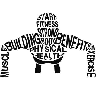 Fitness Konzepte Wandtattoo - TenStickers