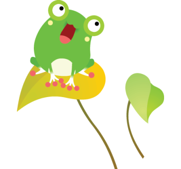 Frosch Sänger Aufkleber - TenStickers